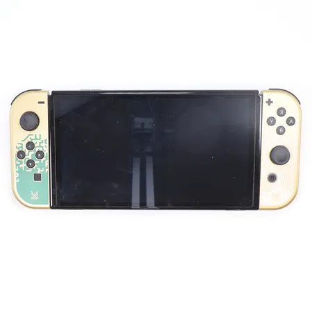 Spelkonsol Nintendo Switch Legend of Zelda med två spel: Tears Of The Kingdom och Breath Of the Wild, serie nr. XJT10141862726 modell HEG-001, Hdmi-kabel Vikt: 0 g Skickas med postpaket.