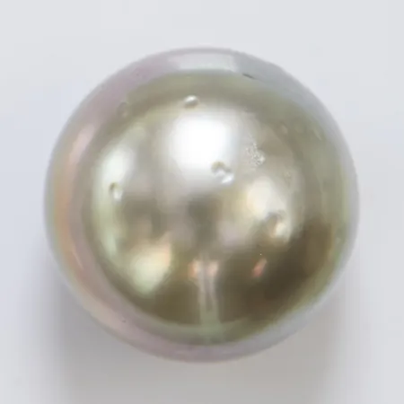 Lös Tahitipärla Ø16,8mm, halvborrad, mindre ytdefekter, 6,8g