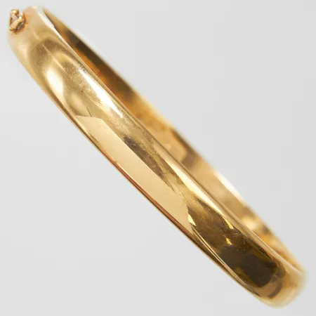 Armband stelt innermått: 59x54mm, bredd: 7,3mm, svenska stämplar, mindre repor, 18K Vikt: 32,5 g