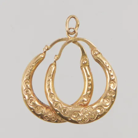 Hänge 22mm 18K 1,9g.