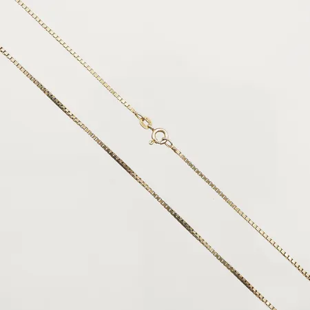 Kedja Venezia längd 60cm, bredd 1,4mm, förgylld, 925/1000 silver Vikt: 7 g