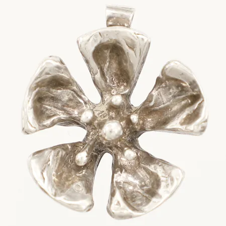 Hänge blomma ca Ø 22mm, 925/1000 silver Vikt: 5,9 g
