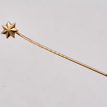 Kravattnål, 7x45,8mm, 18K, 0,77g.