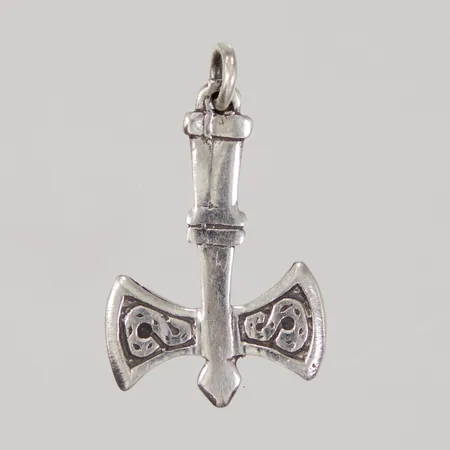 Hänge dubbelyxa 24mm, bredd 16mm, Silver 925/1000 Vikt: 1,8 g