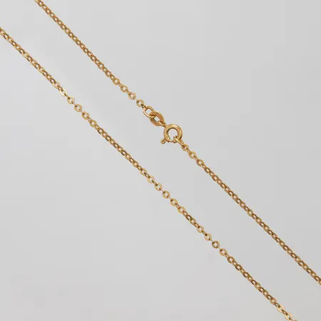 Kedja rundad ankar längd 39cm, bredd 1,5mm, Unoaerre, 18K Vikt: 3,2 g