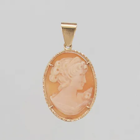 Hänge Kamé 28mm defekt 18K 3,4g.