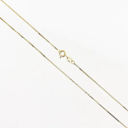 Kedja Venezia längd 42,5cm bredd 1mm 18K.  Vikt: 2,3 g