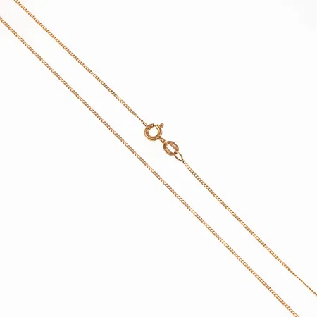 Kedja Pansar 40cm, bredd 1mm 18K 1,4g.