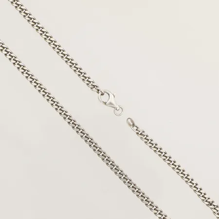 Kedja Pansar längd 55cm, bredd 4,2mm, defekt lås, silver 925/1000  Vikt: 24,9 g