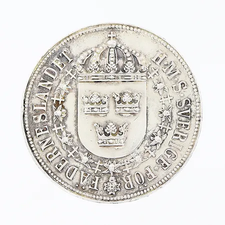 Minnesmynt Ø36mm Till Minne Av Neutralitetsvakten 1940, silver 830/1000 Vikt: 18,8 g