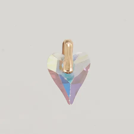 Hänge "hjärta" 12mm 18K 0,7g.