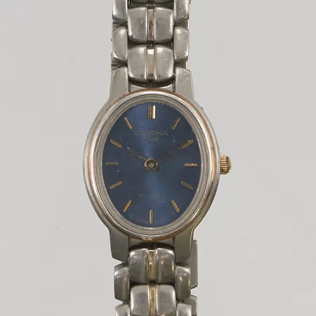 Damur Certina 20mm quartz titan går ej, batteribyte krävs, boettnr:323215111.