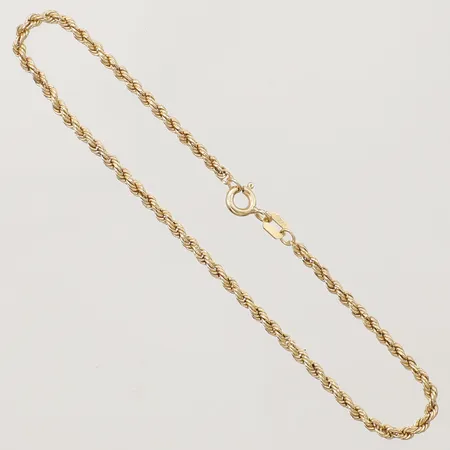 Armband Cordell längd 18,5cm, bredd 2,1mm, GHA, 18K  Vikt: 1,1 g