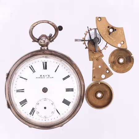 Fickur defekt/delar lösa,diameter ca 50 mm,silver.