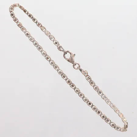 Armband längd 19cm, bredd 3mm, 925/1000 Silver. Vikt: 2,2 g