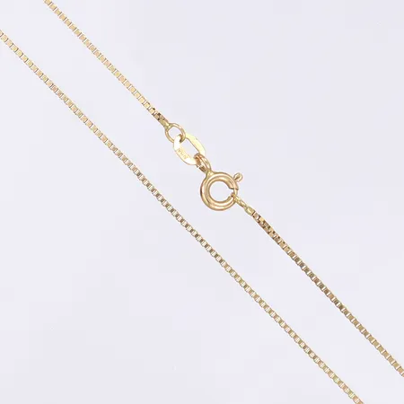 Halskedja GHA Venezia längd 46cm bredd 1mm 18K Vikt: 2,2 g