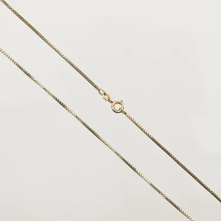 Kedja Venezia längd 70cm, bredd 1,1mm, förgylld, 925/1000 silver Vikt: 6 g