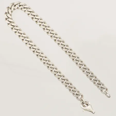 Armband Pansar längd 20cm, bredd 5,6mm, defekt lås, silver 925/1000  Vikt: 14,6 g