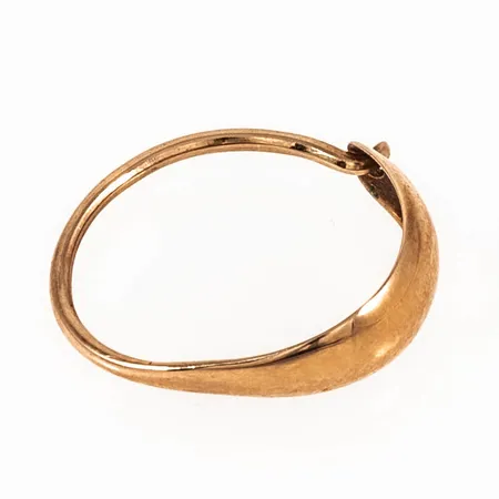 En udda creol Ø13mm, bredd 1-4mm 14K 0,4g.