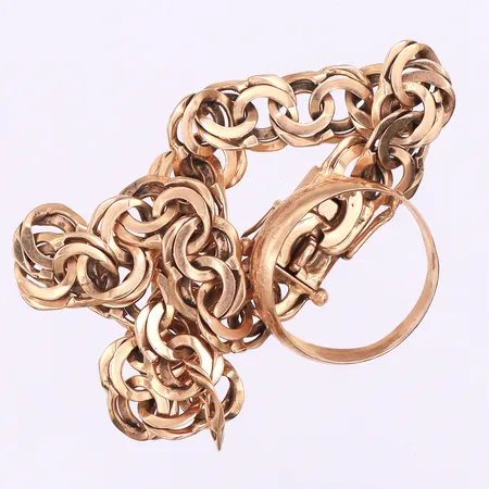 Trasigt guld,18k. Vikt: 0 g