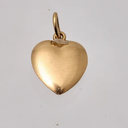 Hänge hjärta 10,3x16,6mm, 18K guld 1,95g.