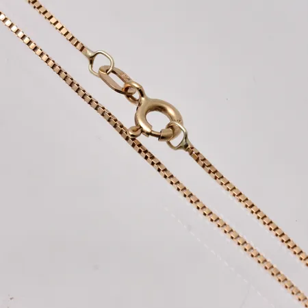 Kedja Venezia 48cm bredd 0,77mm, Guldfynd, 9K guld, 1,8g.