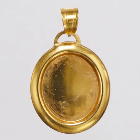 Hänge längd 20mm bredd 15mm 21K Vikt: 1 g