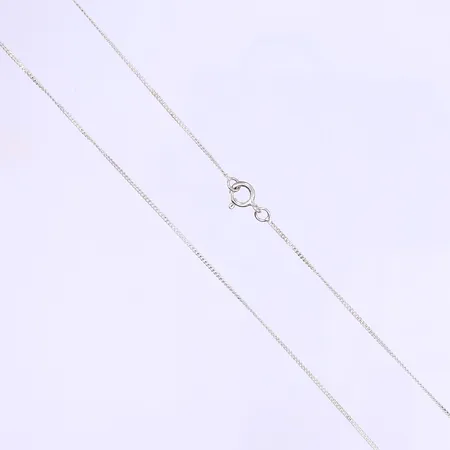 Halskedja Pansar längd 41cm bredd 1mm silver 925/1000 Vikt: 1,3 g