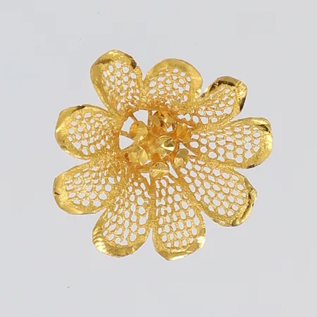 Del av smycke defekt 21K.  Vikt: 1,3 g