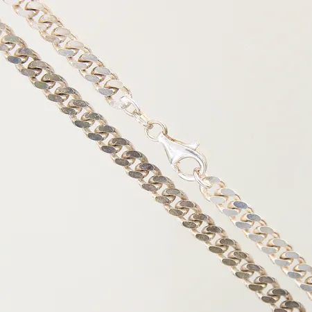Kedja Pansar GHA längd 48cm bredd 6mm silver 925/1000  Vikt: 34,9 g