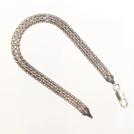 Armband X-länk, längd: 19,5mm, bredd: 6mm, Guldfynd Sverige AB, silver 925/1000 Vikt: 6,5 g