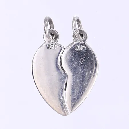 Hänge hjärta längd 22mm bredd 17mm silver 925/1000 Vikt: 2,1 g