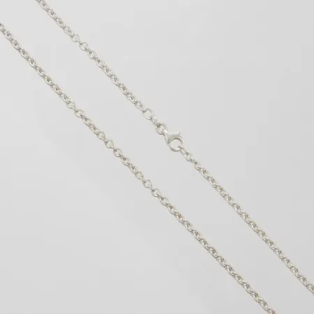 kedja rundad ankar längd 41,8cm, bredd 2mm, silver 925/1000 Vikt: 6,5 g
