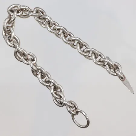 Armband 21cm bredd 2,5-9mm stämplad HS silver 925/1000  Vikt: 44,3 g