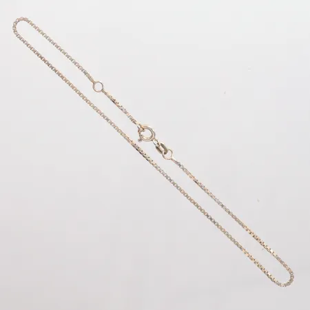 Armband Venezia längd 23,5-25,5, justerbart, bredd 1mm, 925/1000 Silver.  Vikt: 2,3 g