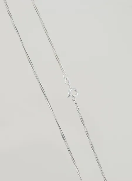 Halskedja pansar längd 40cm bredd 1,6mm, silver 925/1000 Vikt: 3,3 g