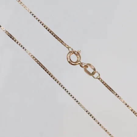 Kedja Venezia 36cm bredd 1mm GHA 18K Vikt: 2 g
