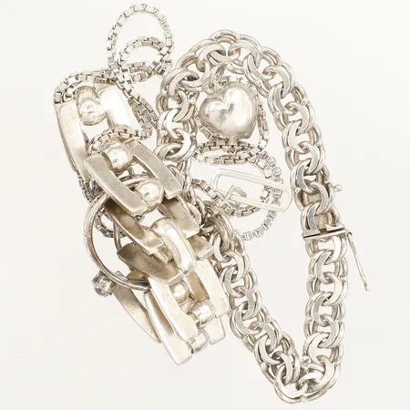 Diverse silver, 925/1000 silver Vikt: 62,8 g