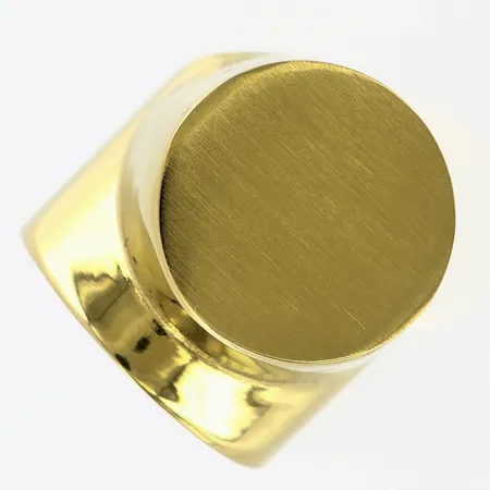 Ring By Malene Birger stl17, bredd:8,5-22mm, gulmetall i originalask Vikt: 0 g