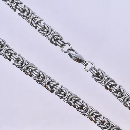 Kedja Kejsarlänk längd 60 cm, bredd 1 cm stål.