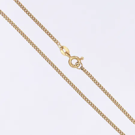 Halskedja Pansarlänk längd 41cm bredd 1mm 18K Vikt: 4,2 g