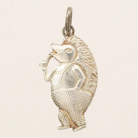 Hänge igelkott längd ca 22mm, 835/1000 silver Vikt: 1,4 g