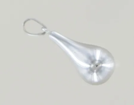 Hänge droppe solid längd 2cm bredd 4mm, 18K  Vikt: 5,5 g