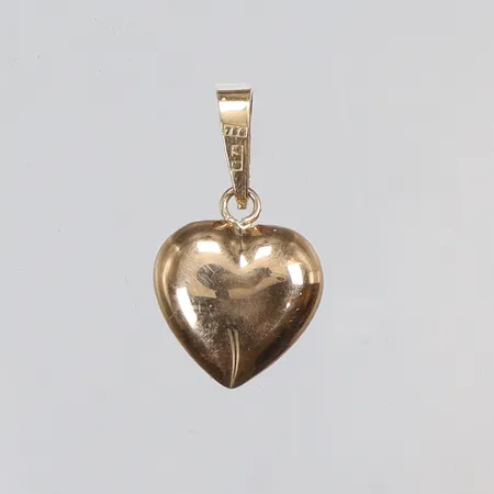 Hänge Hjärta 9x17mm inklusive hängöglan GHA 18K Vikt: 0,5 g