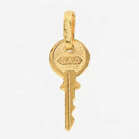 Hänge nyckel ca 19mm, 18K Vikt: 0,5 g