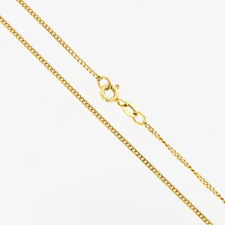 Kedja Pansar ca 53cm, bredd ca 1,5mm, 18K Vikt: 4 g