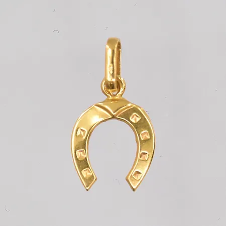 Hänge hästsko längd 17,5mm bredd 9,3mm 18K Vikt: 0,3 g