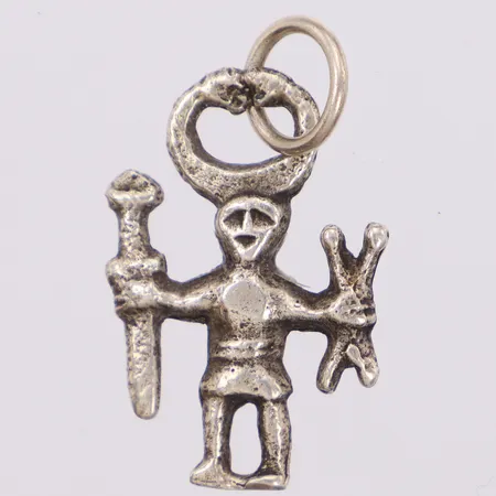 Hänge längd 31,7mm, bredd 18,2mm, silver 830/1000 Vikt: 3,5 g