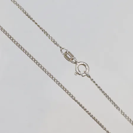 Kedja Pansar 40cm bredd 1mm silver 925/1000 Vikt: 1,9 g