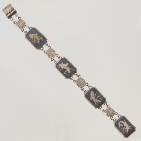 Armband 17,5cm 925/1000 Silver 23,1g.